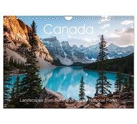 Canada - Landscapes from Banff and Jasper National parks (Wall Calendar 2027 DIN A4 landscape), CALVENDO 12 Month Wall Calendar: Wonderful landscapes from the Canadian Rockies