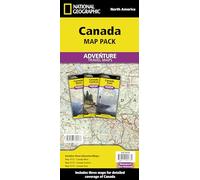 Canada [map Pack Bundle] (National Geographic Adventure Map) [Idioma Inglés]: Travel Maps International Adventure/Destination Map