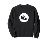 Canada Mapa Canadiense Sudadera