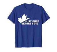 Canadá Maple Leaf Vintage Justo Una Vez Antes de Morir Toronto Camiseta