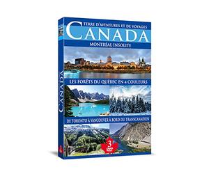 Canada : Montréal insolite + Les forêts du Québec en 4 couleurs + De Toronto à Vancouver à bord du Transcanadien [Francia] [DVD]