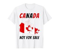 Canadá no está a la venta Canadá y Estados Unidos Canadá Mapa Bandera Camiseta