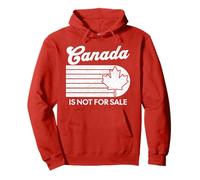 Canadá no está a la venta Orgullo Canadiense Retro Anti Anexión Sudadera con Capucha
