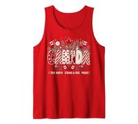 Canadá True North Strong & Free Orgulloso Hoja de Arce Floral Camiseta sin Mangas