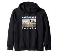 Canadá Vancouver City Skyline Puerto de Vancouver Sudadera con Capucha