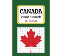 Canada Word Search Book: Canada Word Search Puzzle Book for Adults, Seniors and Teens : Word Finds Featuring Canadian Cities, Parks, Food, Wildlife & More