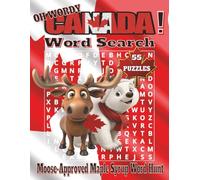 Canada Word Search Puzzle Book - Large Print: Word Searches with Easy-to-Read Print about Canada, Provinces, Cities and More | 8.5×11 inches, 110 ... Canadian-themed gift for relaxing moments