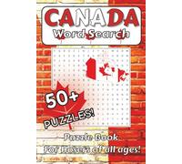 CANADA Word Search Puzzle Book: Word Searches with Easy to Read Print about Canada, Canadian Cities, Famous Canadians, Canadian Terms and More | 6x9 ... Gift for Vacations, Holidays and Free Times