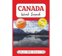 Canada Word Search Puzzle Book: Word Searches with Easy to Read Print about Canada, Canadian Cities & Landscapes and More | 6x9 inches, 122 pages | ... … Gift for Vacations, Holiday & Free Times