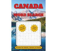 Canada Word Search Puzzle Book: Word searches with easy to read print about Canada, Canadians, and more │ 6x9 inches, 110 pages │ 50+ puzzles … gift ... and free times (JC Northern Publishing)