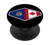 Canada y New York Unidos en Raices PopSockets PopGrip Adhesivo