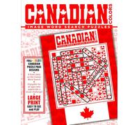 CANADIAN COLORS: Image Word Search Puzzles