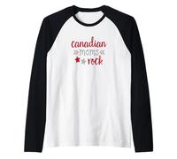Canadian Moms Rock Camiseta Manga Raglan
