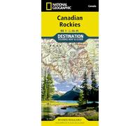 National Geographic – Mapa – Canadian Rockies: Destination Map