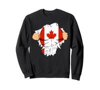 Canadian Superhero Canada Flag Patriot Gift Sudadera