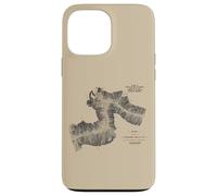 Canadian Train Railway - Vintage Pacific Route Map Carcasa para iPhone 13 Pro MAX