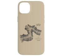 Canadian Train Railway - Vintage Pacific Route Map Carcasa para iPhone 14 Plus