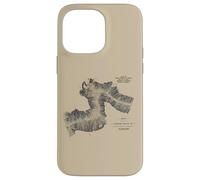 Canadian Train Railway - Vintage Pacific Route Map Carcasa para iPhone 14 Pro MAX