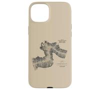 Canadian Train Railway - Vintage Pacific Route Map Carcasa para iPhone 15 Plus