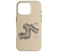 Canadian Train Railway - Vintage Pacific Route Map Carcasa para iPhone 16 Pro