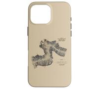 Canadian Train Railway - Vintage Pacific Route Map Carcasa para iPhone 16 Pro MAX