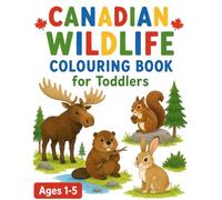Canadian Wildlife Colouring Book for Toddlers
