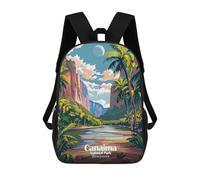 Canaima National Park, Venezuela Illustration Mochilas Para Niños Y Estudiantes, Mochilas Escolares Impresas En 3D, Mochilas Para Estudiantes De Primaria Y Secundaria, Mochilas Para Niños Y Niñas 17in