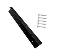 Canal Agua Lluvia Tejas 38.6in Metal Negro Canal Agua Lluvia | Metal para robusto, eficiente, desvío para rápido, protege cimientos, negro mate