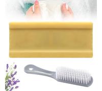 Canal Antiguo Jabón con Cepillo, 2025 Nuevo Canal Jabón Barra para Manchas, Fácilmente Elimine Manchas de la Ropa, Multiusos Manchas Limpiador para Ropa Zapatos Ropa Interior (3)