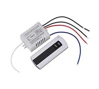 Canal con transmisor digital, 1 interruptor, 220 V, encendido/apagado, receptor de relé inalámbrico, mando a distancia