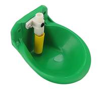 Canal de Agua de Acero Inoxidable, con Tapón de Drenaje Y Conector, Cuenco de Agua Flotante Automático para Ganado, Oveja, Cabra, Caballo, Perro, Perros, Ganado