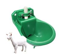 Canal de agua de cabra - 9.06 x 6.3 x 7.09 in Cuenco ligero, dispensador de hidratación fiable, depósito de agua para animales, fuente para bebidas de aves, unidad de suministro de ganado de PP