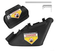 Canal de descarga lateral para cortacésped y conjunto de mantillo con bisagras 73107131 y 98702516A compatible con cortacéspedes de 21 pulgadas TB110 TB130 TB200 TB230 para un mejor cuidado del césped