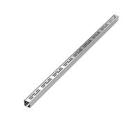 Canal de drenaje de agua de lluvia de acero inoxidable 304 para patio y camino, kit de rejilla de drenaje estrecho, fácil de instalar, drenaje lineal para baño y patio (7 x 5 cm)