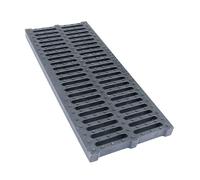 Canal de drenaje de agua de lluvia de polímero de alta resistencia, 50 x 20 x 2 cm, cubierta para vallas, jardines, aceras y granjas, solución de gestión del agua