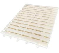 Canal de drenaje de plástico para piscina, rejilla de desbordamiento de 40 cm de ancho para jardines, garajes y piscinas, duradera, ligera, fácil de instalar