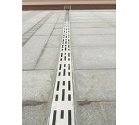 Canal de drenaje flexible lineal de zanja para drenaje de agua para un drenaje exterior eficiente en jardines, patios y pasarelas.