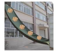 Canal de lona de descarga extra largo de 6 a 30 m, conducto de lona de 59 a 78.7 pulgadas de ancho, capacidad de carga de 132 libras, impermeable, resistente al desgarro para empresas de mudanzas