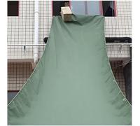 Canal de lona resistente para descarga de carga a gran altitud, transportador de lona impermeable para carga y descarga de almacén, 2 x 8 m