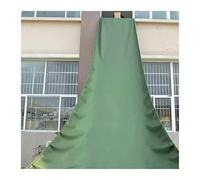 Canal de manipulación de carga de lona plegable alta resistencia, canal basura/escombros tres capas resistente a desgarros for eliminación residuos construcción(Green,1.35x11.8m)