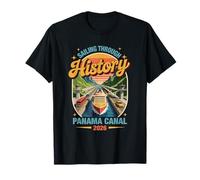 Canal de Panamá navegando a través de la Historia Crucero Souvenir Camiseta