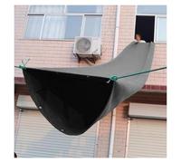 Canal de residuos de lona de alto rendimiento, cinta transportadora de descarga de alto nivel, conducto de mercancías para obras de construcción y almacenes, cinta transportadora de lona (negro, 2 x