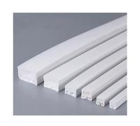 Canal De Silicona De Neón, 1-5M/pcs Tubo De Silicona De Neón Flexible Perfiles LED Carcasa Empotrada Impermeable IP67 Cinta Decoración For Exteriores Cinta Lineal Luces De Tira 1PC (Color : T2020 For