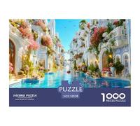 Canal de Venecia Puzzle 1000 Piezas Ciudad sobre el Agua - Arte Fotográfico HD, Experiencia Concentrada, Caja Regalo, 52x38cm/1000pcs