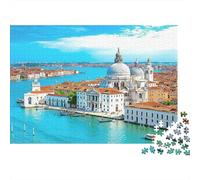 Canal de Venecia Vista Puzzles Imposible,desafío para Adultos Interesante Juego Educativo 1000 Piezas Obra De Arte De Juego De para Adultos Y Niños A Partir De 12 Años 52x38cm/1000pcs