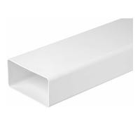 Canal de ventilación plano 110x55 blanco/tipo WP010/ 1m 02-413