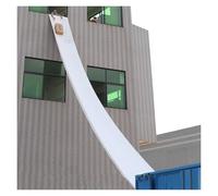 Canal deslizante de muelle de carga resistente para manipulación de mercancías, cinta transportadora industrial, construcción de lona temporal, 1,5 m x 8 m