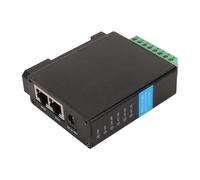 Canal Dual RS485/RS232 a RJ45 Ethernet Serial Serial Serial, 1200 115200bps, aleación de Aluminio, Modos TCP/UDP, configuración del navegador Web, para soluciones de Red