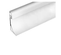 Canal LED con moldura de Corona de Aluminio, zócalo de iluminación indirecta montado en Superficie for decoración de Techo/Pared (sin Tira LED)(White,30 m/98.4 ft)