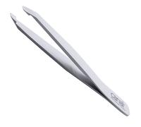 Canal Pinza para el pelo, punta redonda, satinada, acero inoxidable, 9 cm Satin